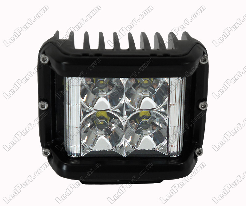 Zusätzliche LED-Scheinwerfer CREE quadratisch 40 W für Motorrad - Roller -  Quad