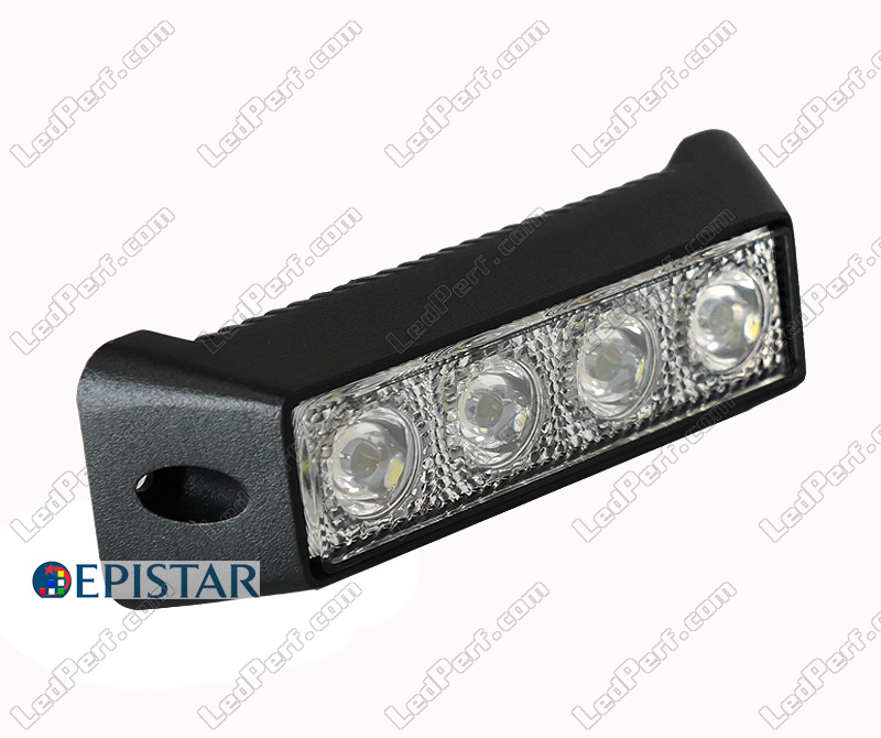 LED-Zusatzscheinwerfer rechteckig 12 W für 4X4 - Quad und SSV