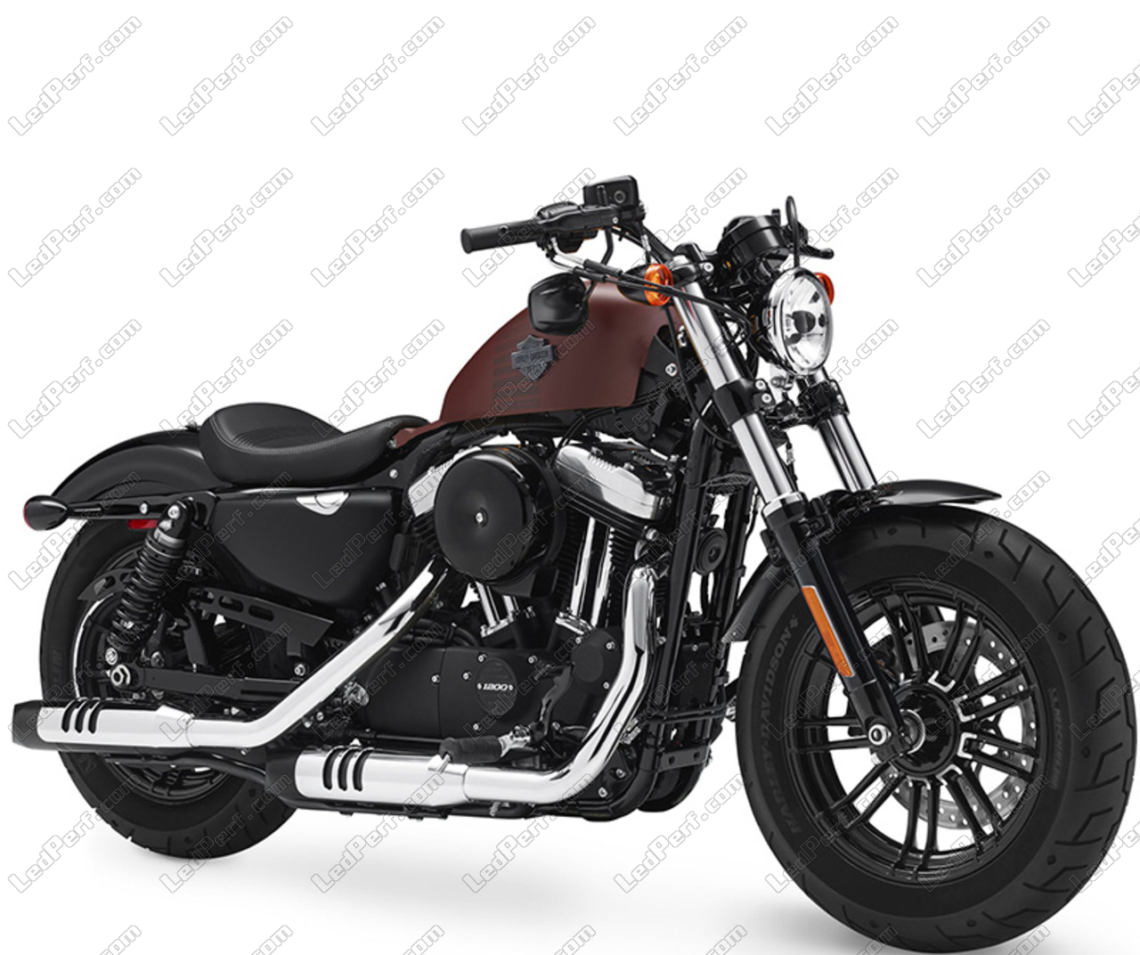Blinker Montageplatten schwarz Harley Davidson Sportster Forty-Eight XL1200X 