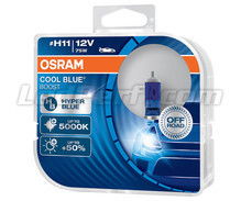 Packung mit 2 Lampen H11 Osram Cool Blue Boost - 5000K -  62211CBB-HCB