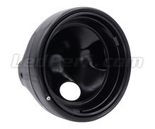 Schwarzer Scheinwerfer runde für Full-LED-Optik von Moto-Guzzi California 1400 Touring