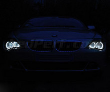 Pack LED-Angel-Eyes für BMW Serie 6 (E63 E64) Phase 1 - Mit Original-Xenon - Standard