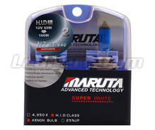 Pack mit 2 Lampen H7 MTEC Super White - Weiß pur