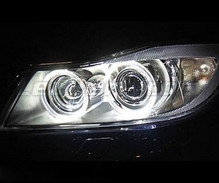 Packen Sie Angel Eyes an LEDs für BMW Serie 3 (E90 E91) Phase 1 - Mit Original-Xenon - Standard