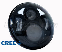 Optisch Motorrad Voll-LED schwarz für Scheinwerfer runde mit 5,75 Zoll - Typ 3