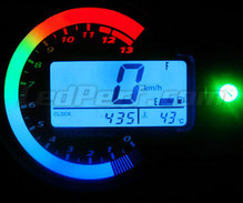 LED- Messgerätesatz - Typ 2 - für Kawasaki Z750 (2004 - 2006) Mod.
 2003-2006.