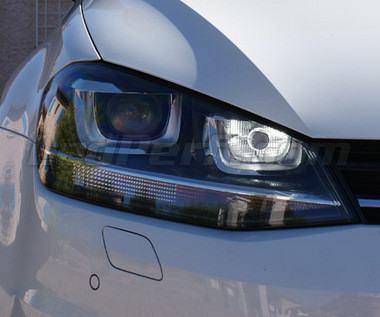 2x 50 WATT XBD-Chip PW24W LED Tagfahrlicht VW Golf 7 mit Xenon