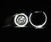 Pack LED-Angel-Eyes H8 (reines Weiß) für 6000K für BMW X5 (E70) - Standard