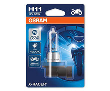 H11 Lampe Osram X-Racer Halogen Xenon-Effekt für Motorrad - 55 W