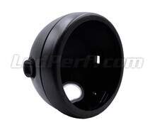 Full-LED-Optik, matt schwarz, für 5.75-Zoll-Scheinwerfer runde von Motorrad
