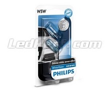 Pack mit 2 Nachtlichtern Philips WhiteVision - Weiß - Basis W5W