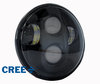 Optisch Motorrad Voll-LED schwarz für Scheinwerfer runde mit 5,75 Zoll - Typ 2
